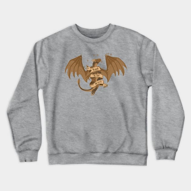 Dragonheart - Look to the Stars Crewneck Sweatshirt by sugarpoultry